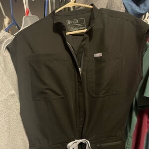 Rafaela Scrub Jumpsuit Black- Size Small